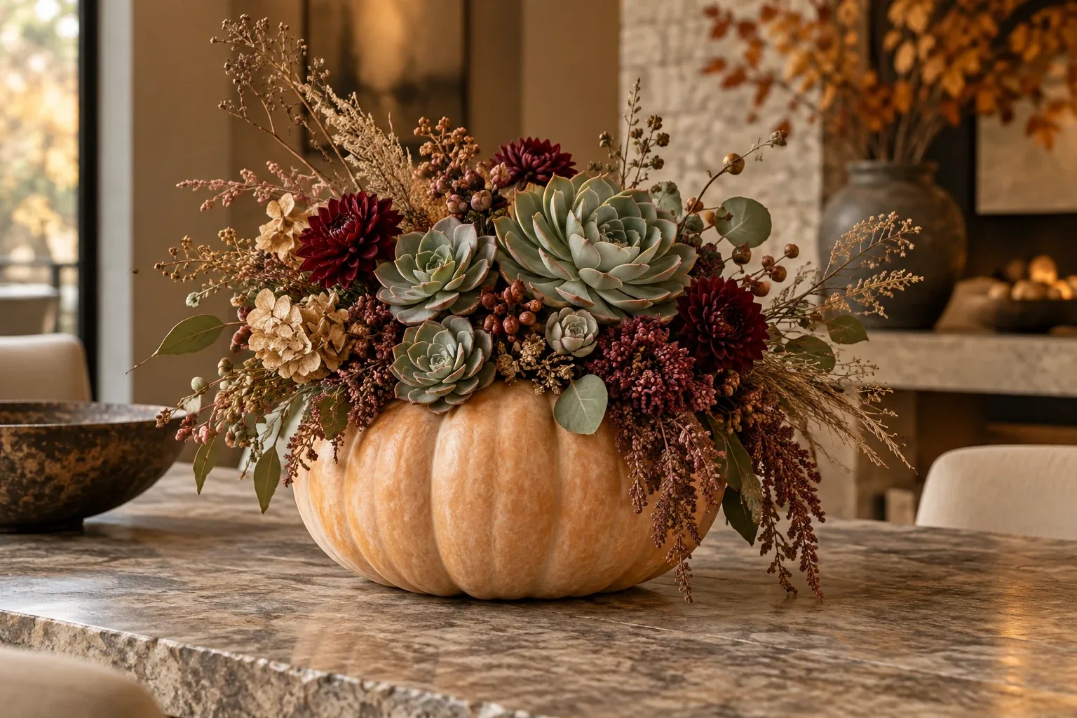 Pumpkin Centerpieces